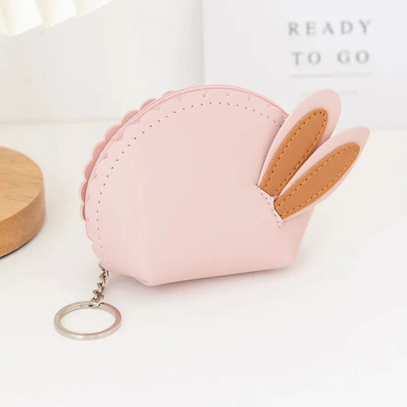 🍓 Sweet Strawberry Zipper Coin Purse 🥳 Cute Mini Wallet & Keychain Organizer for Fun Adventures! ✨