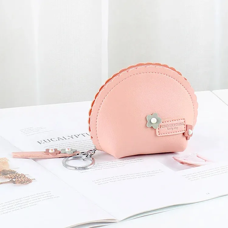 🍓 Sweet Strawberry Zipper Coin Purse 🥳 Cute Mini Wallet & Keychain Organizer for Fun Adventures! ✨