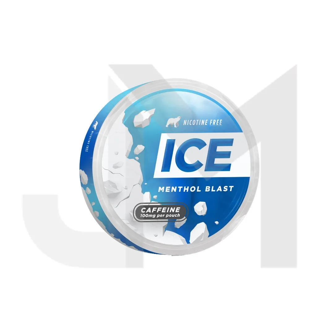100mg Ice Range Caffeine Pouches - 20 Pouches