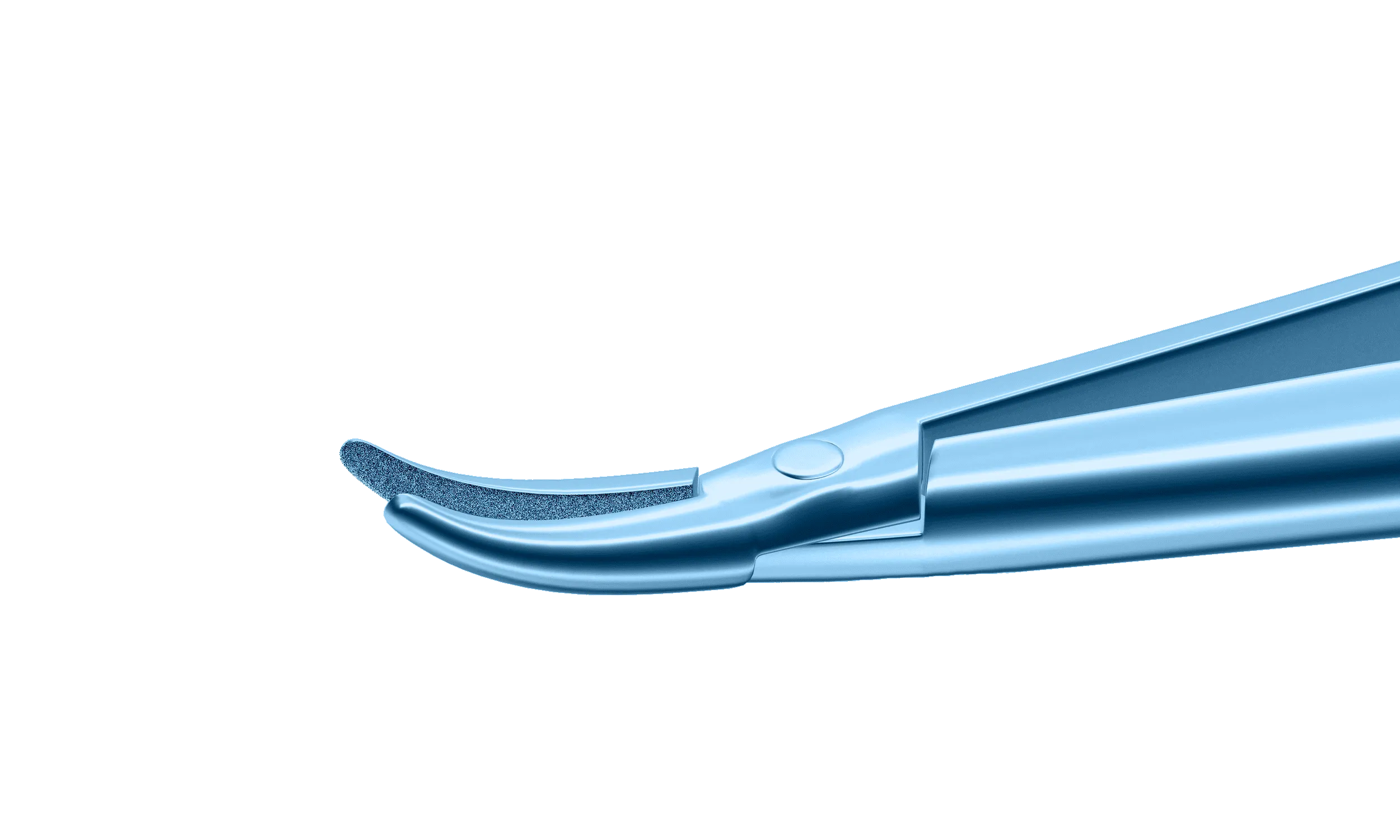 116R 8-061T Barraquer Needle Holder, 12.00 mm Standard Jaws, Curved, without Lock, Long Size, Length 125 mm, Titanium