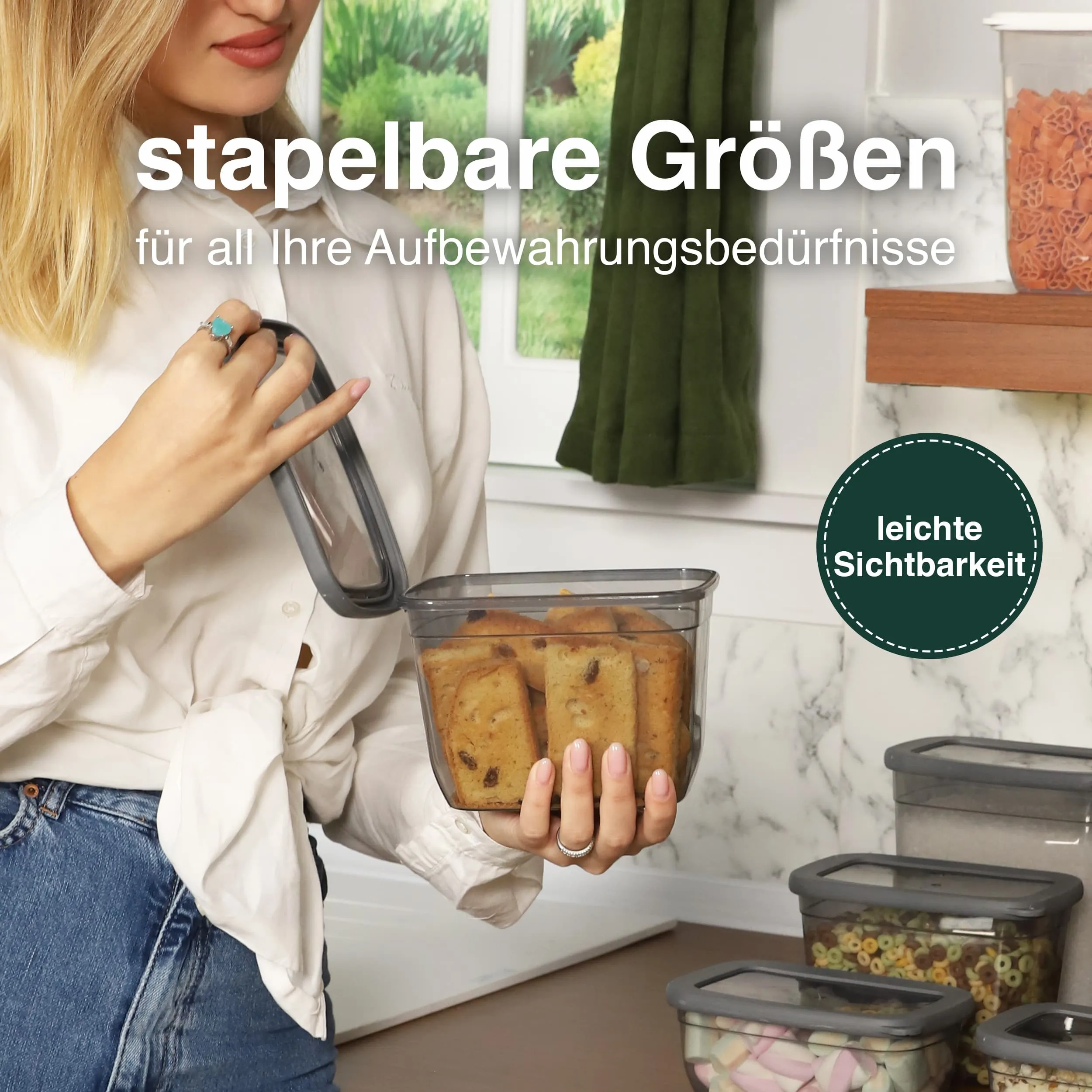 12x1300 - Vorratsdosen mit Deckel