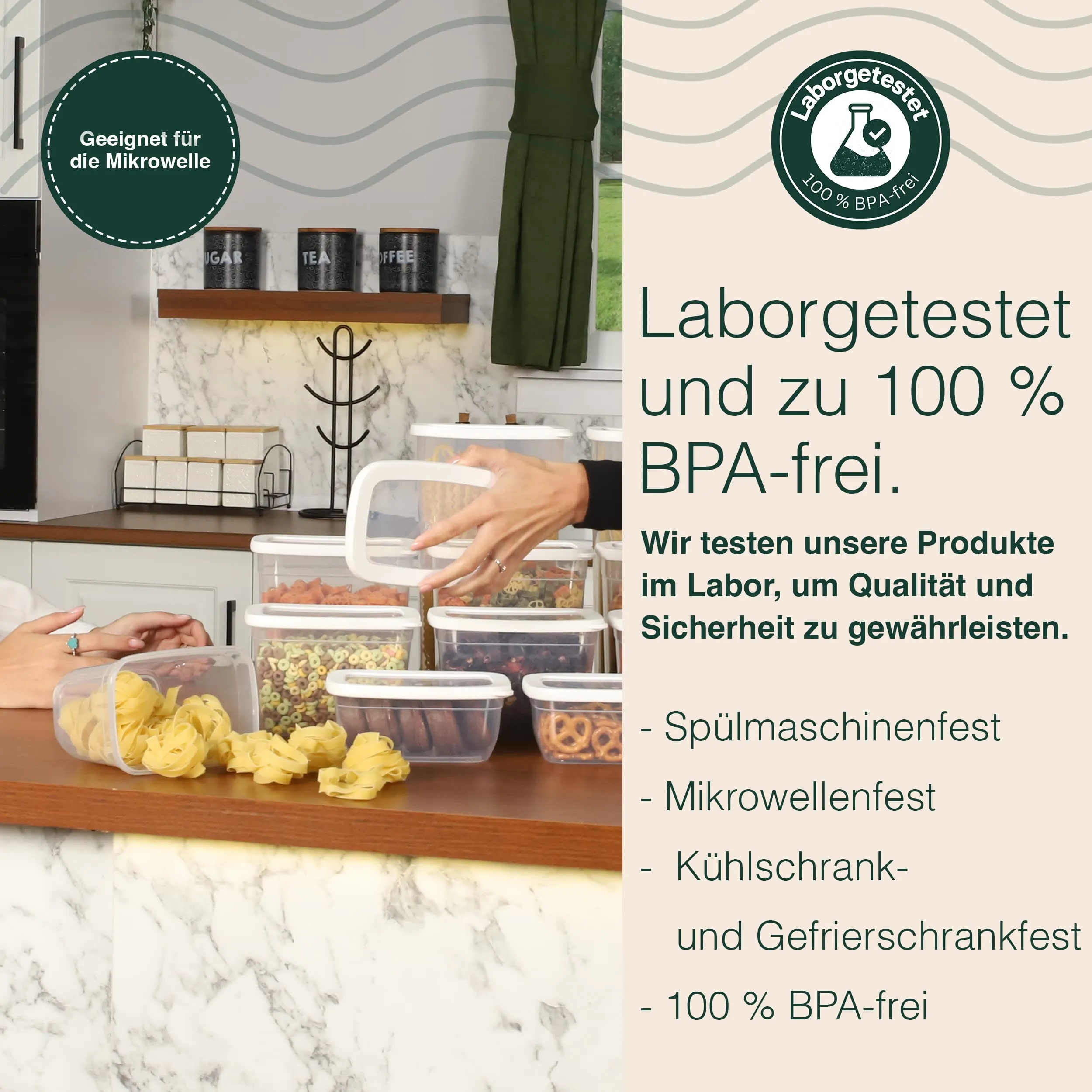 12x1300 - Vorratsdosen mit Deckel