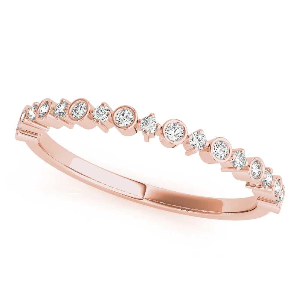 14K Ladies Wedding Band / Stackable / Ring