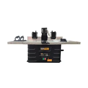 1.5kW variable speed vertical spindle moulder طاولة راوتر 2 حصان تصفيه