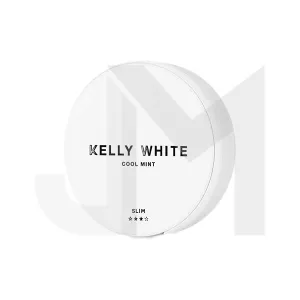 15mg Kelly White Slim Medium Cool Mint Nicotine Pouches - 20 Pouches