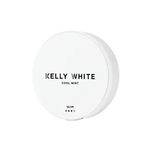 15mg Kelly White Slim Medium Cool Mint Nicotine Pouches - 20 Pouches