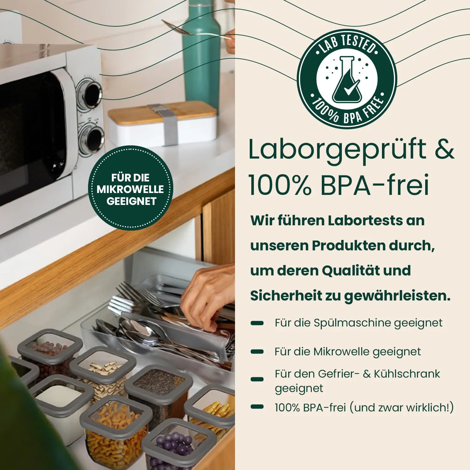 18 Mix - Vorratsdosen mit Deckel