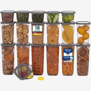 18 Mix - Vorratsdosen mit Deckel