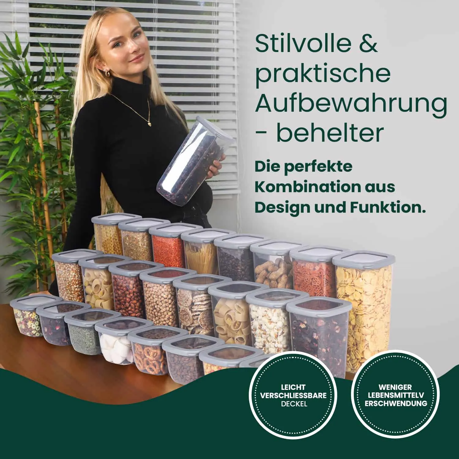 18 Mix - Vorratsdosen mit Deckel