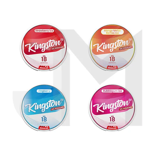 18mg Kingston Nicotine Pouches - 20 Pouches