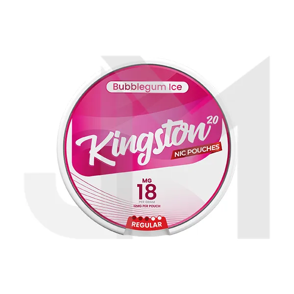 18mg Kingston Nicotine Pouches - 20 Pouches