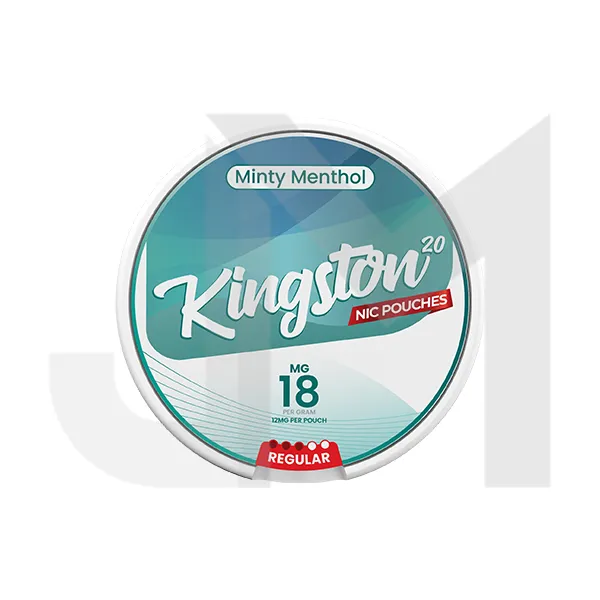 18mg Kingston Nicotine Pouches - 20 Pouches