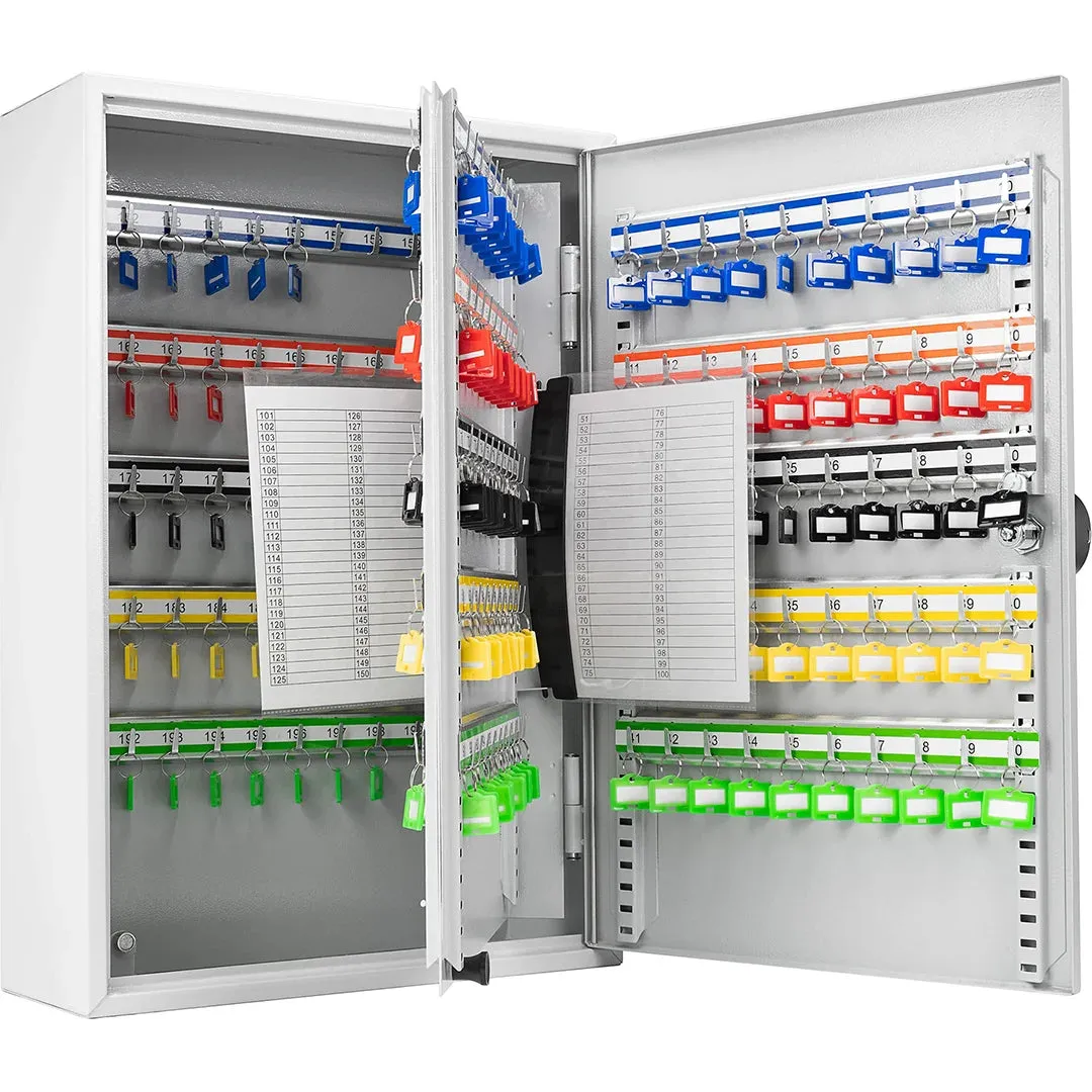 200 Capacity Adjustable Key Cabinet with RFID Lock | CB13716