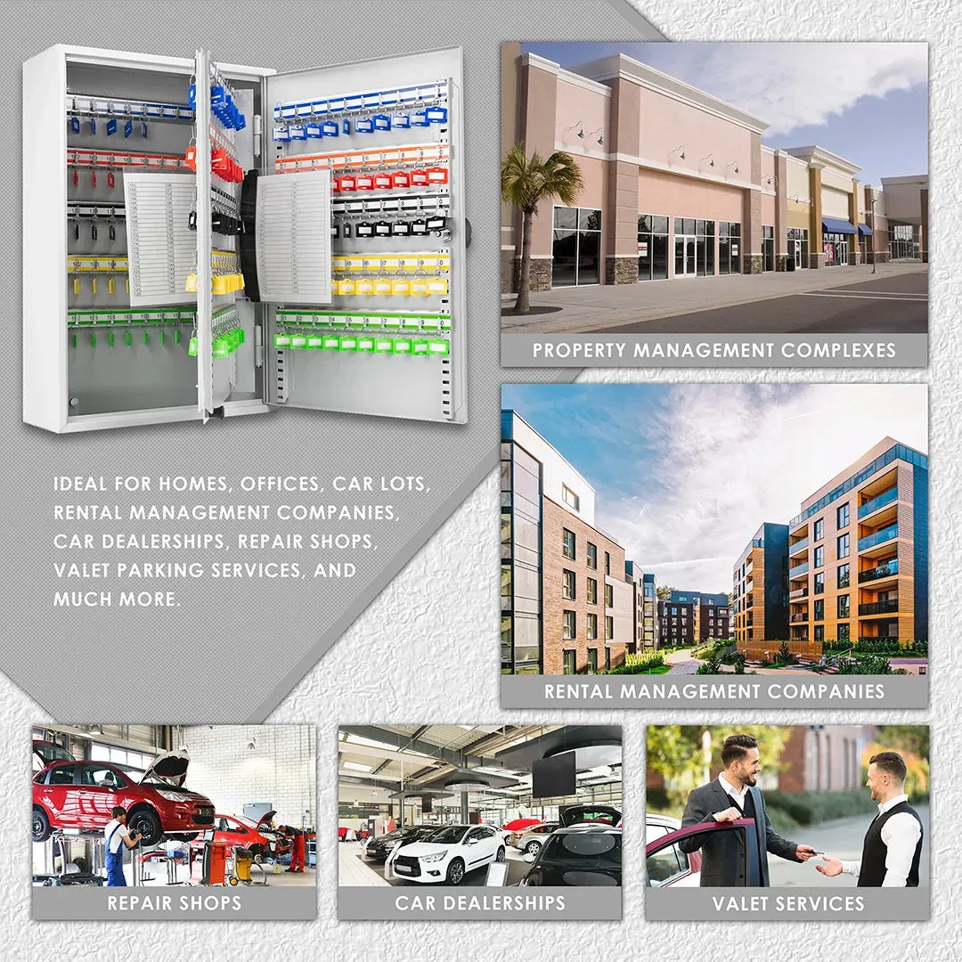 200 Capacity Adjustable Key Cabinet with RFID Lock | CB13716