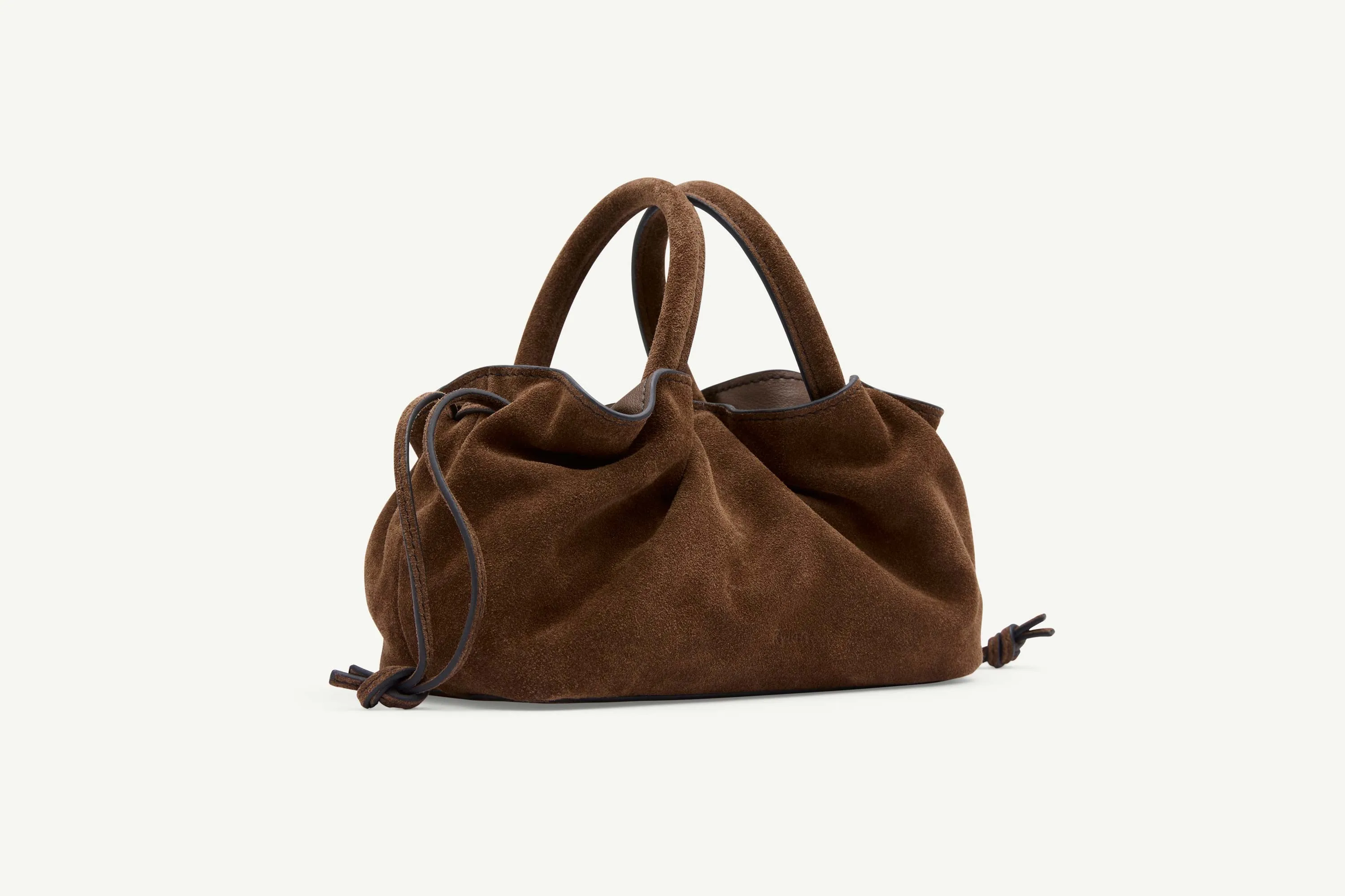 21.55 Brown Suede Mila Mini Tote