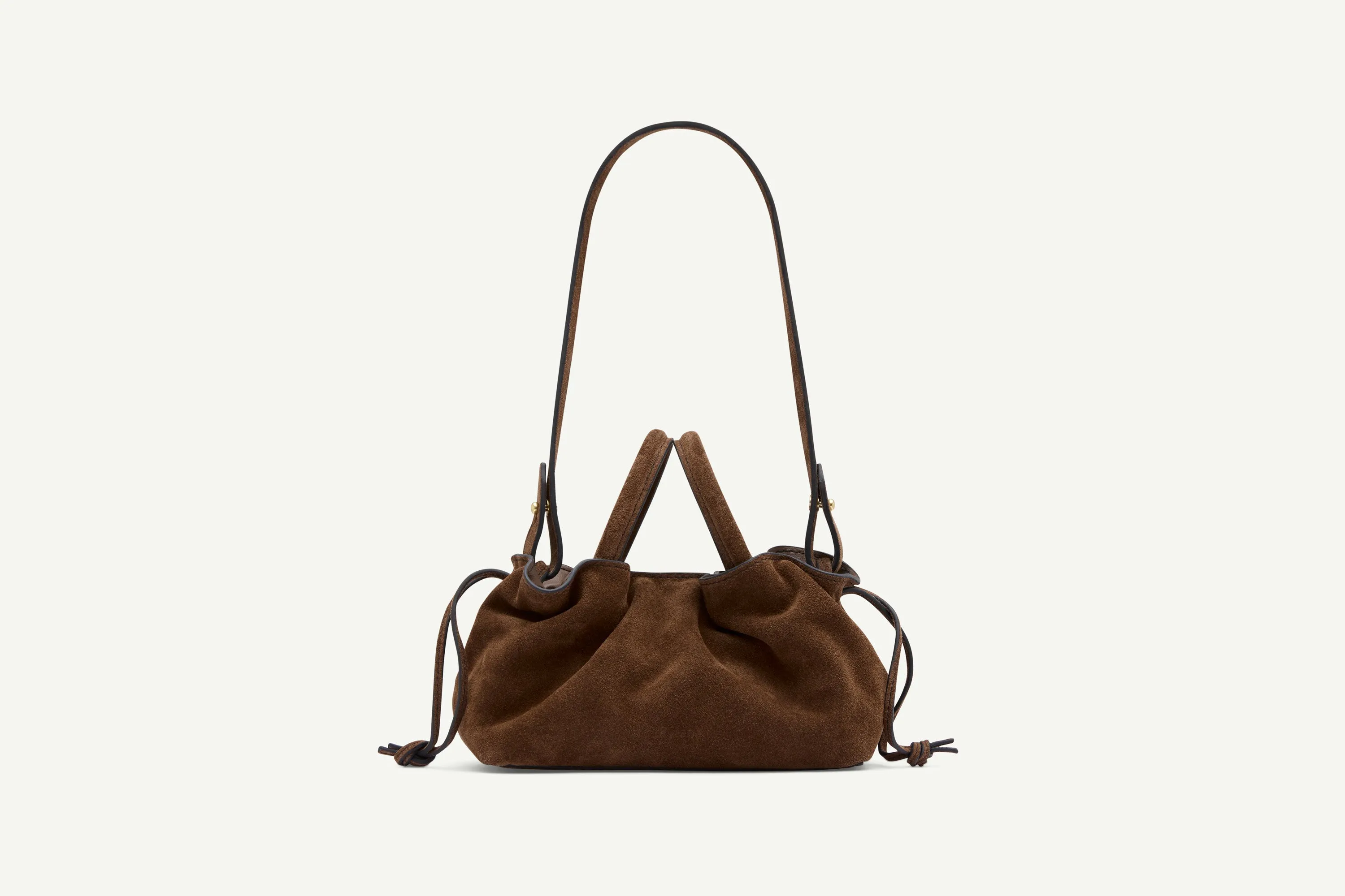 21.55 Brown Suede Mila Mini Tote