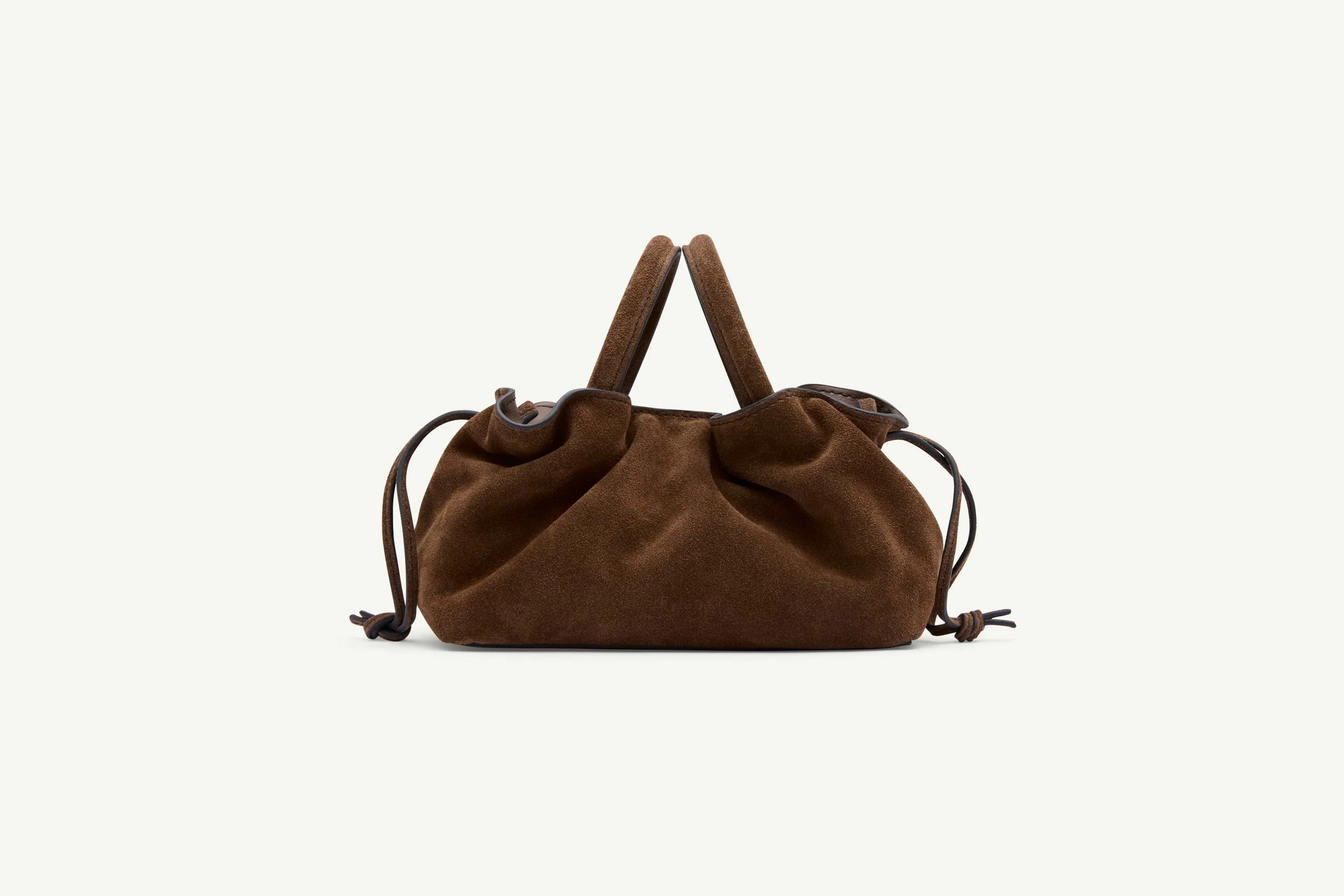 21.55 Brown Suede Mila Mini Tote