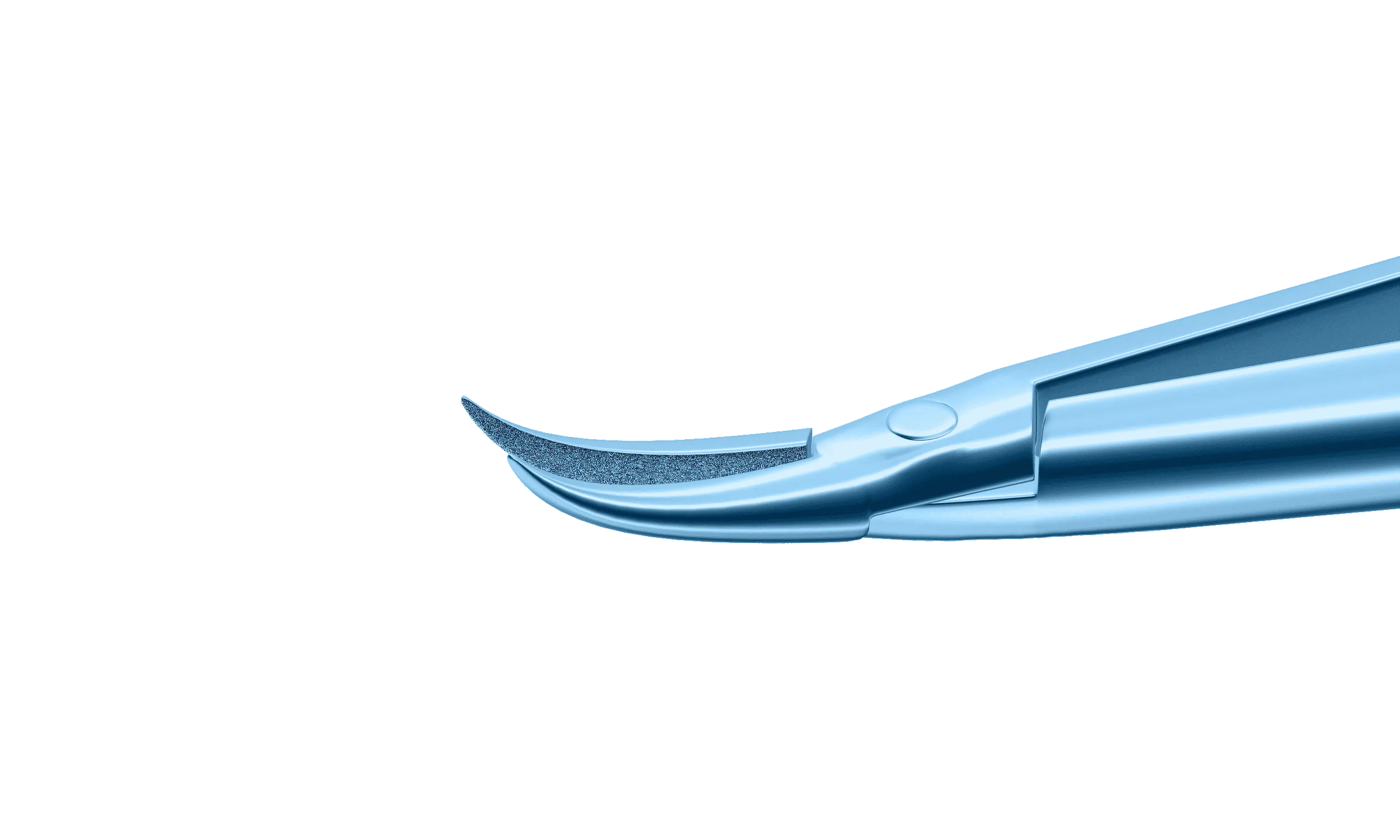 229R 8-040T Barraquer Needle Holder, 12.00 mm Fine Jaws, Curved, with Lock, Medium Size, Length 115 mm, Titanium