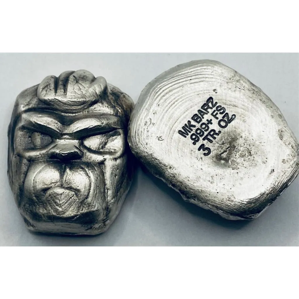 3 Oz MK BarZ "Pogo" GTA Monkey Hand Poured .999 FS