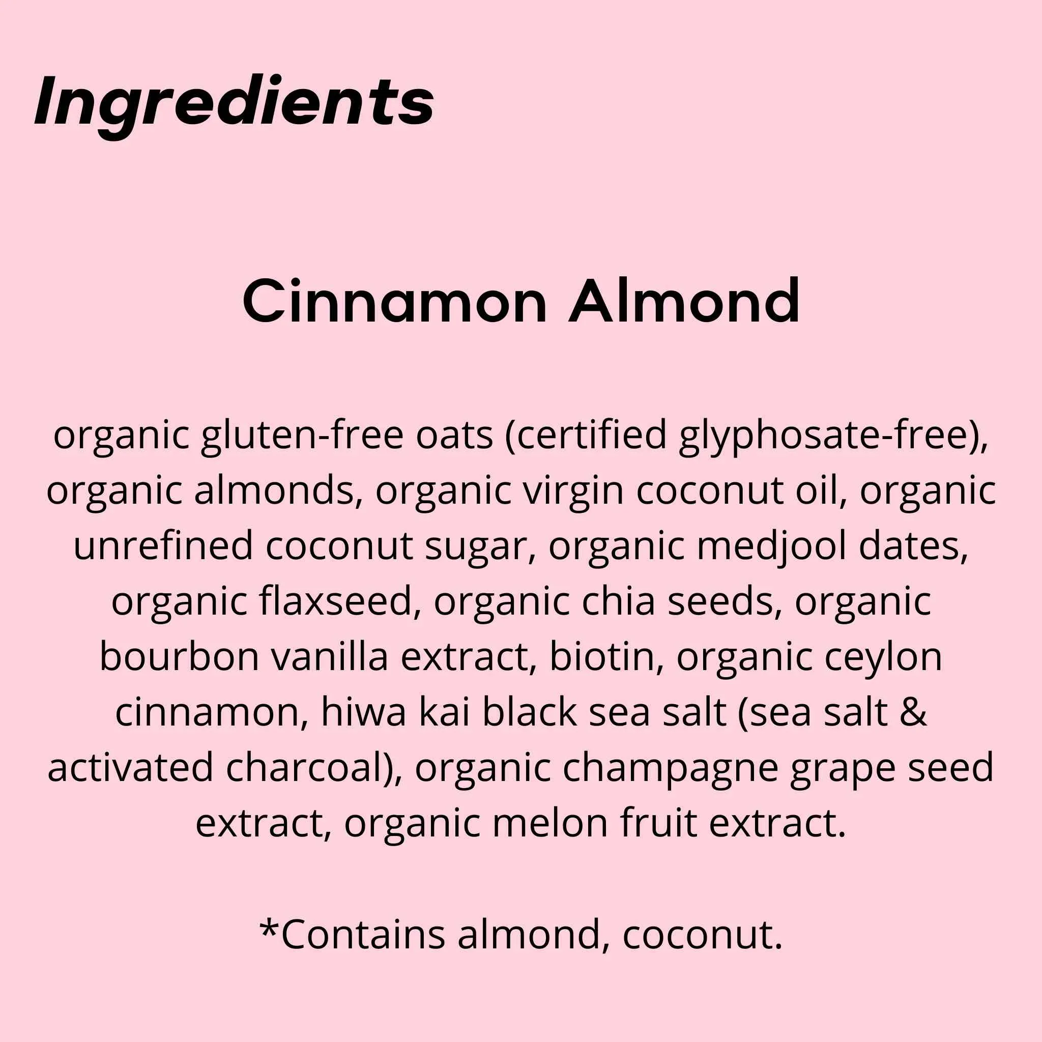 3 Pack Cinnamon Almond Granola