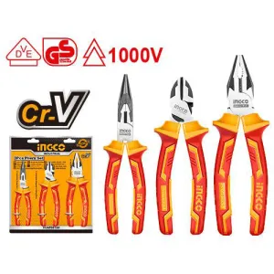 3 Pcs Insulated Pliers Set HIKPS28318