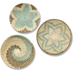 3 Piece Seagrass African Basket Wall Décor Set Bungalow Rose
