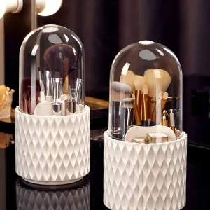 360 Rotating Makeup Brush Holder Organizer