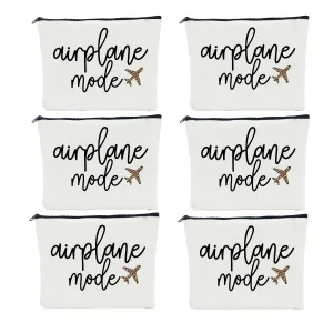 6 PCS Travel Gifts for Women - Girls Trip & Weekend Bags for Women Traveler Sister Besties Vacation Holiday Bachelorette Party Cosmetic Bag