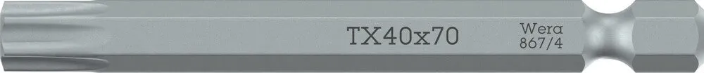 867/4 Z TORX® bits, TX 7 x 70 mm
