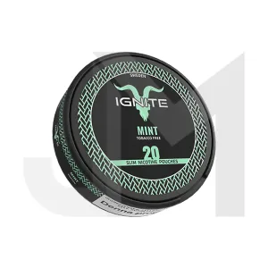 8mg Ignite Mint Slim Nicotine Pouch - 20 Pouches