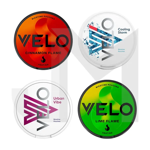 8mg Velo Slim Medium Strength Lime Flame Nicotine Pouches - 20 Pouches