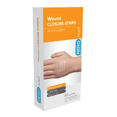 Aero Healthcare - AEROWOUND CLOSURES 6X75MM 3STRIPS/POUCH - BOX50