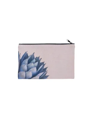 Agave taupe Cosmetic Pouch, College Student Gift , Christmas Gift, Mother's Day Gift