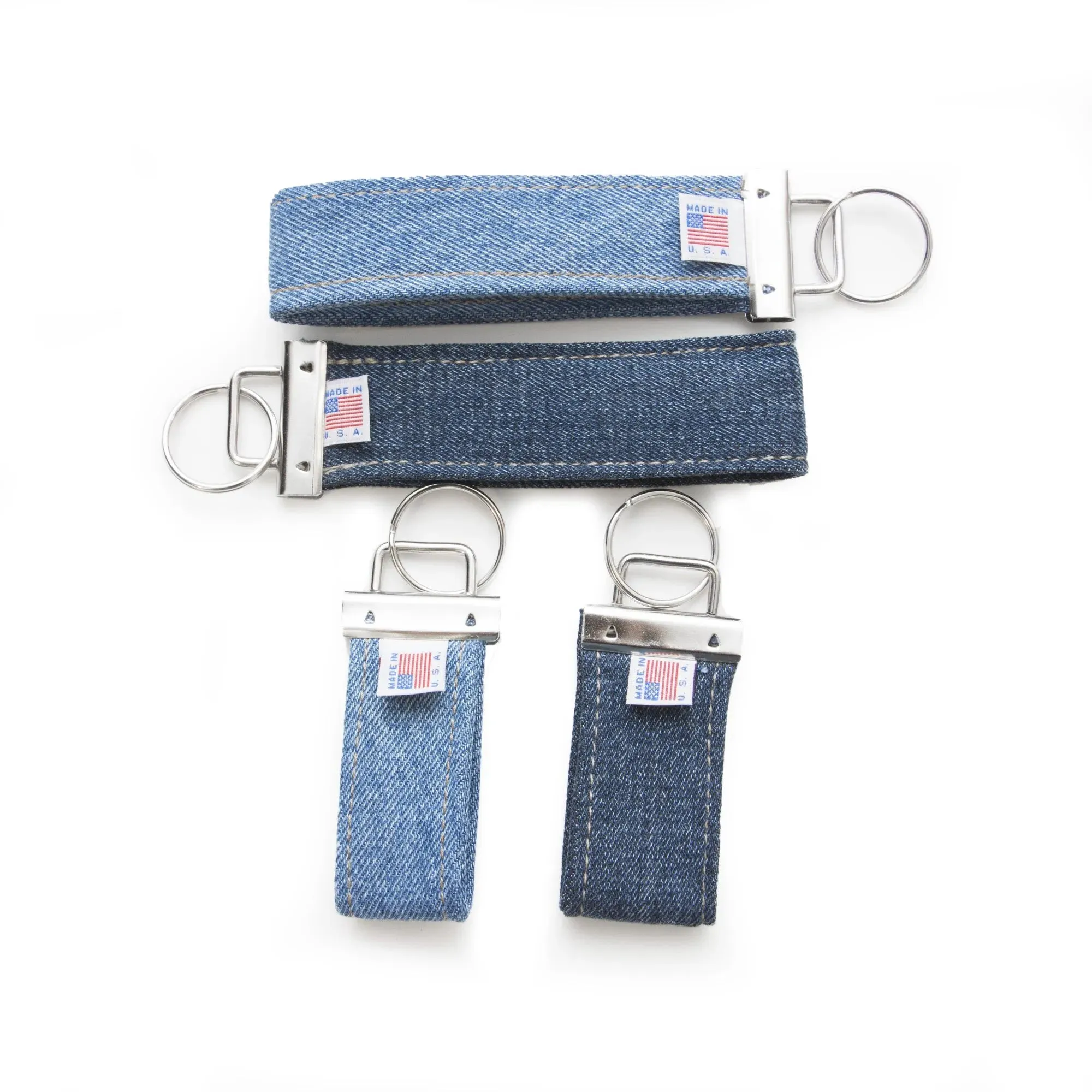 All American Denim Key Fob - Made in USA