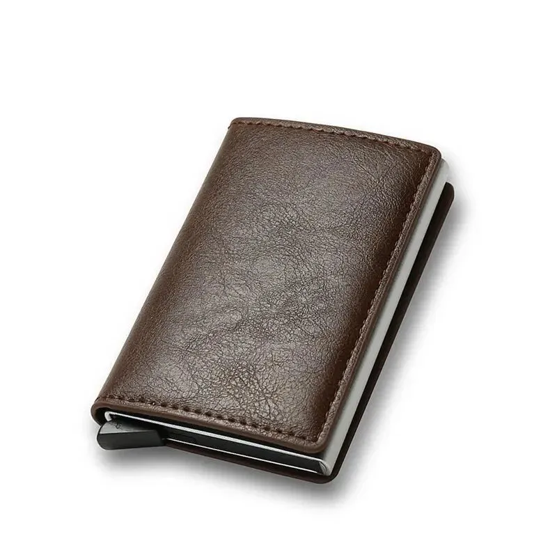 Anti Thief Rfid Credit Card Holder Smart Minimalist Wallet Pocket Men