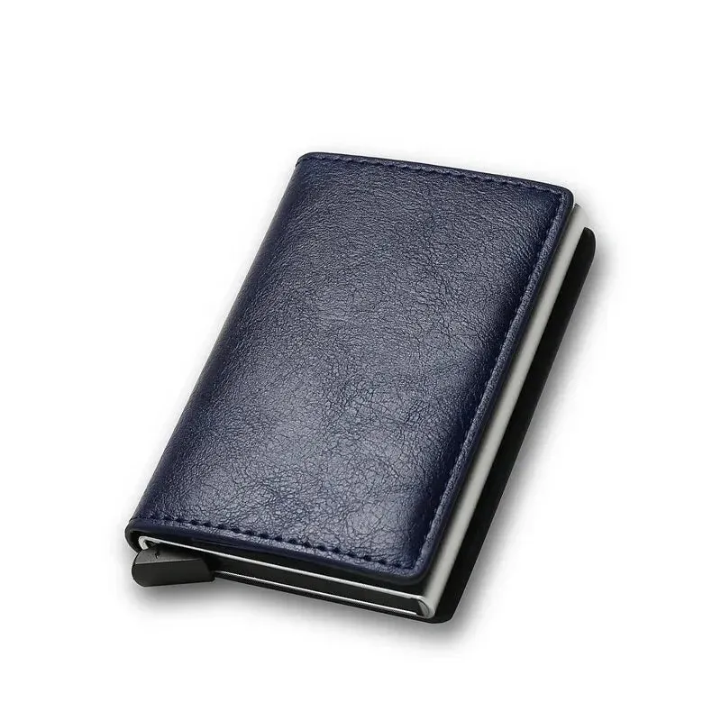 Anti Thief Rfid Credit Card Holder Smart Minimalist Wallet Pocket Men