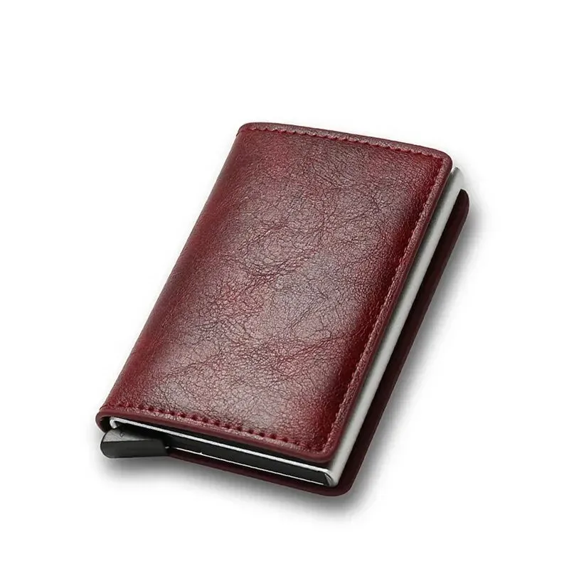 Anti Thief Rfid Credit Card Holder Smart Minimalist Wallet Pocket Men