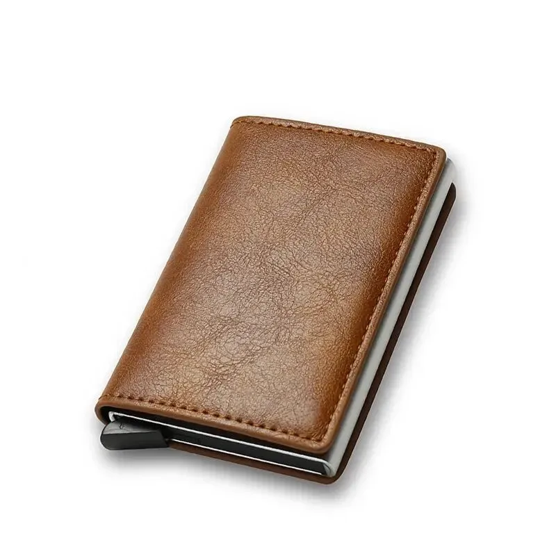 Anti Thief Rfid Credit Card Holder Smart Minimalist Wallet Pocket Men