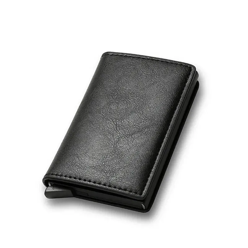 Anti Thief Rfid Credit Card Holder Smart Minimalist Wallet Pocket Men