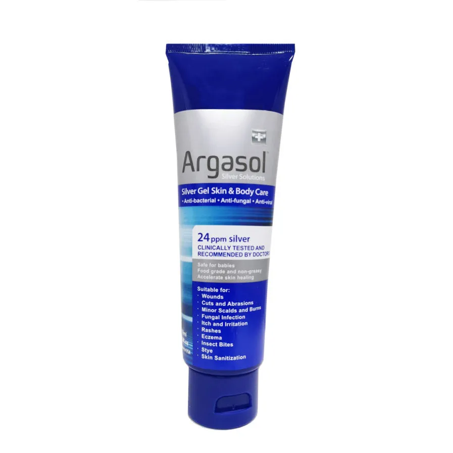 Argasol Silver Gel 24ppm (4oz/118ml) Exp: 03/26