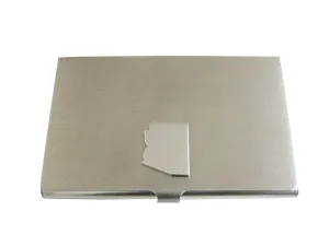 Arizona State Map Shape Business Card Holder