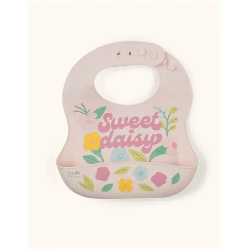 Babador de silicone Jujube, Sweet Daisy