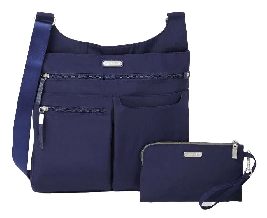 Baggallini On Track Crossbody Navy