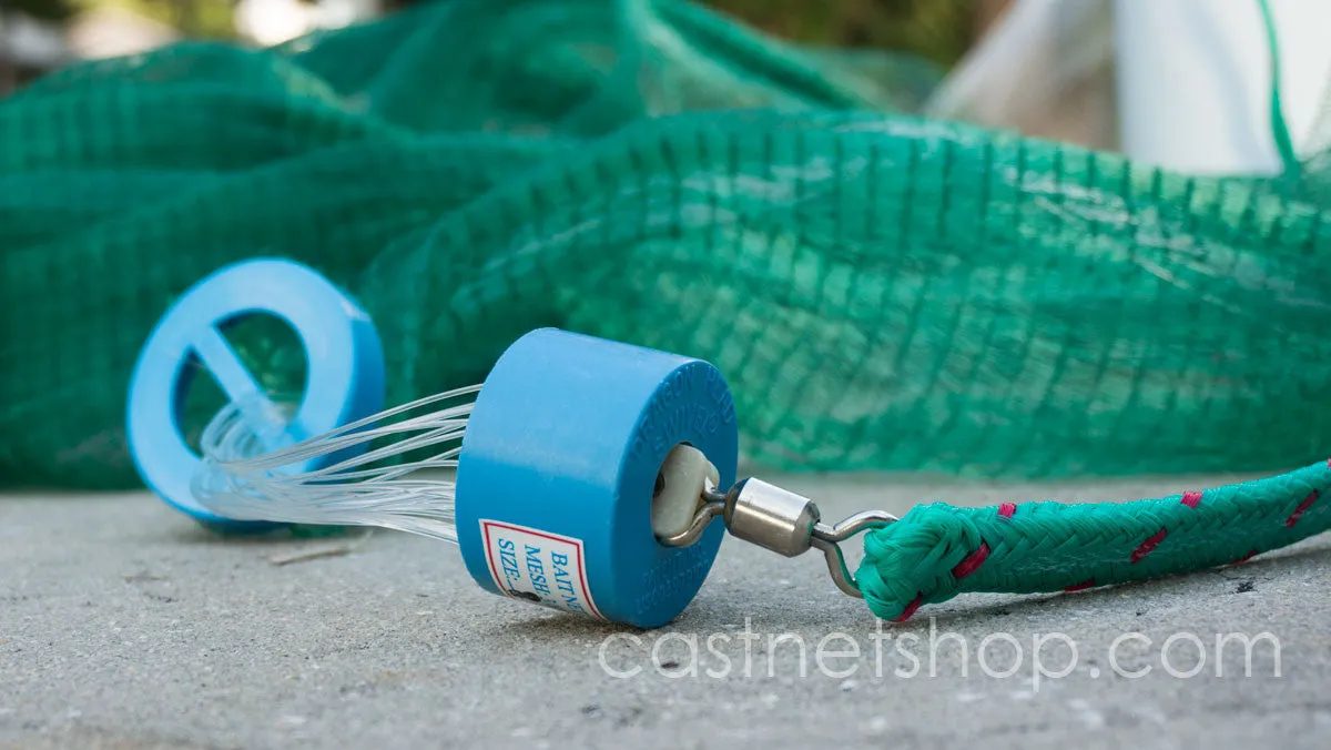 Bait Buster Bait Cast Nets CBT-BBA9, 9 ft. Radius, 1/2" Sq. Mesh
