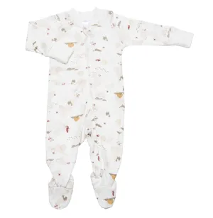 Bamboo Footie Pyjama - Desert