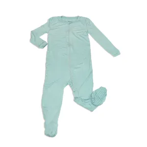 Bamboo Zip Up Footies (Lustre)