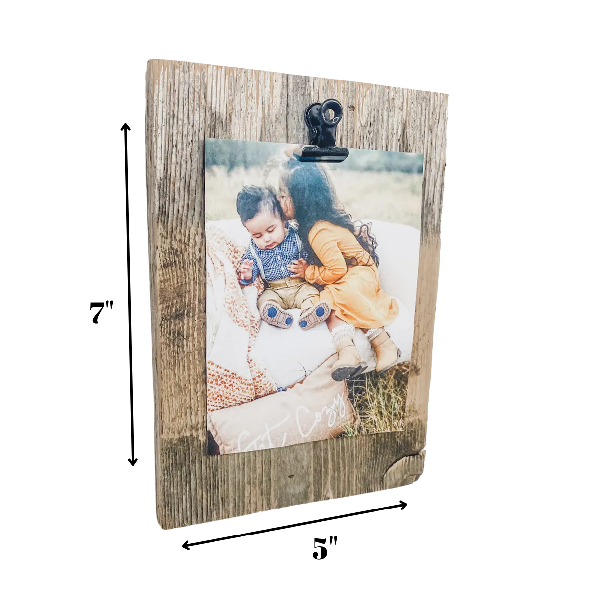 Barn Wood Photo Holder- Set of 3