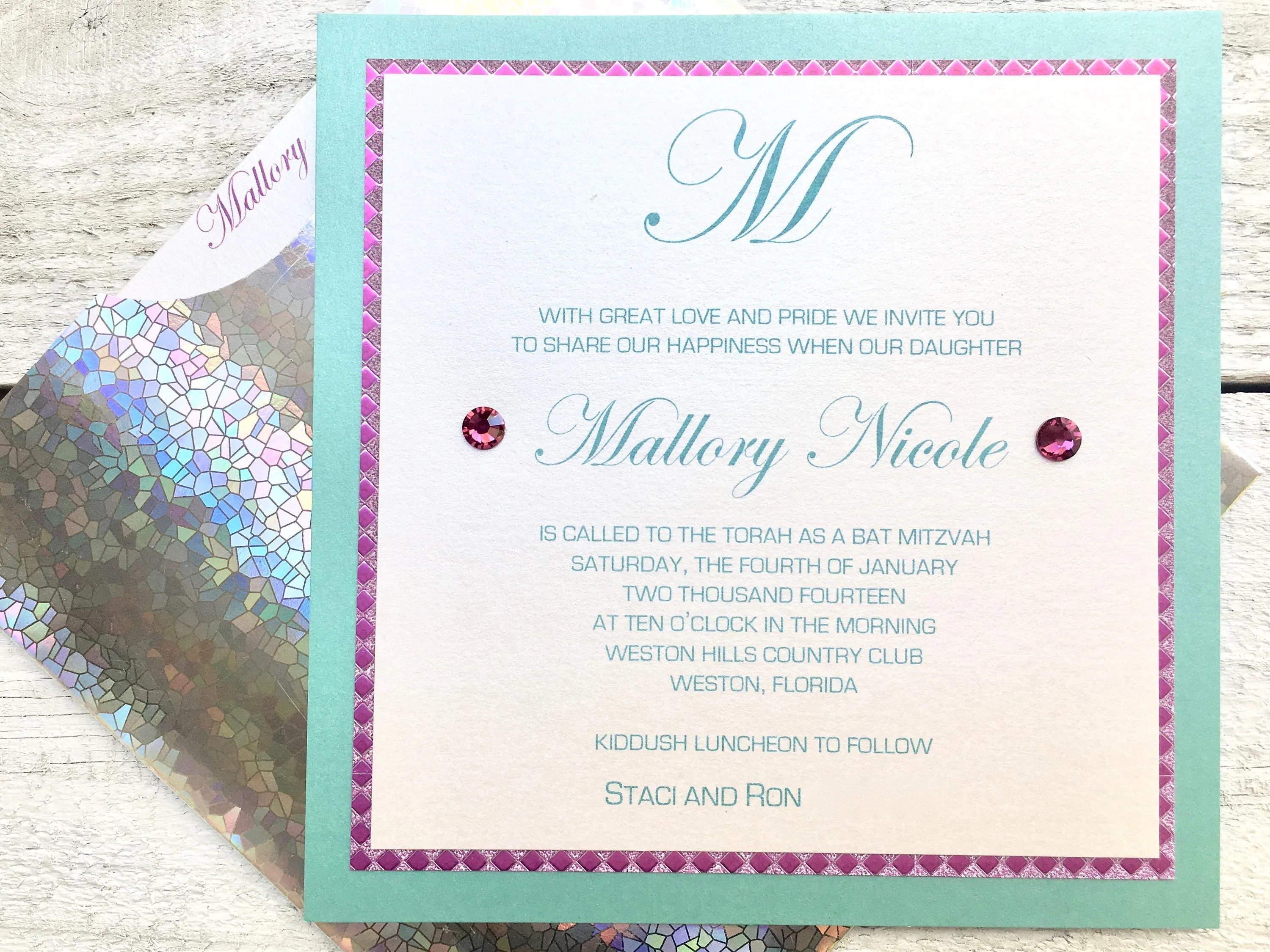 Bat Mitzvah / Celebration Invitations