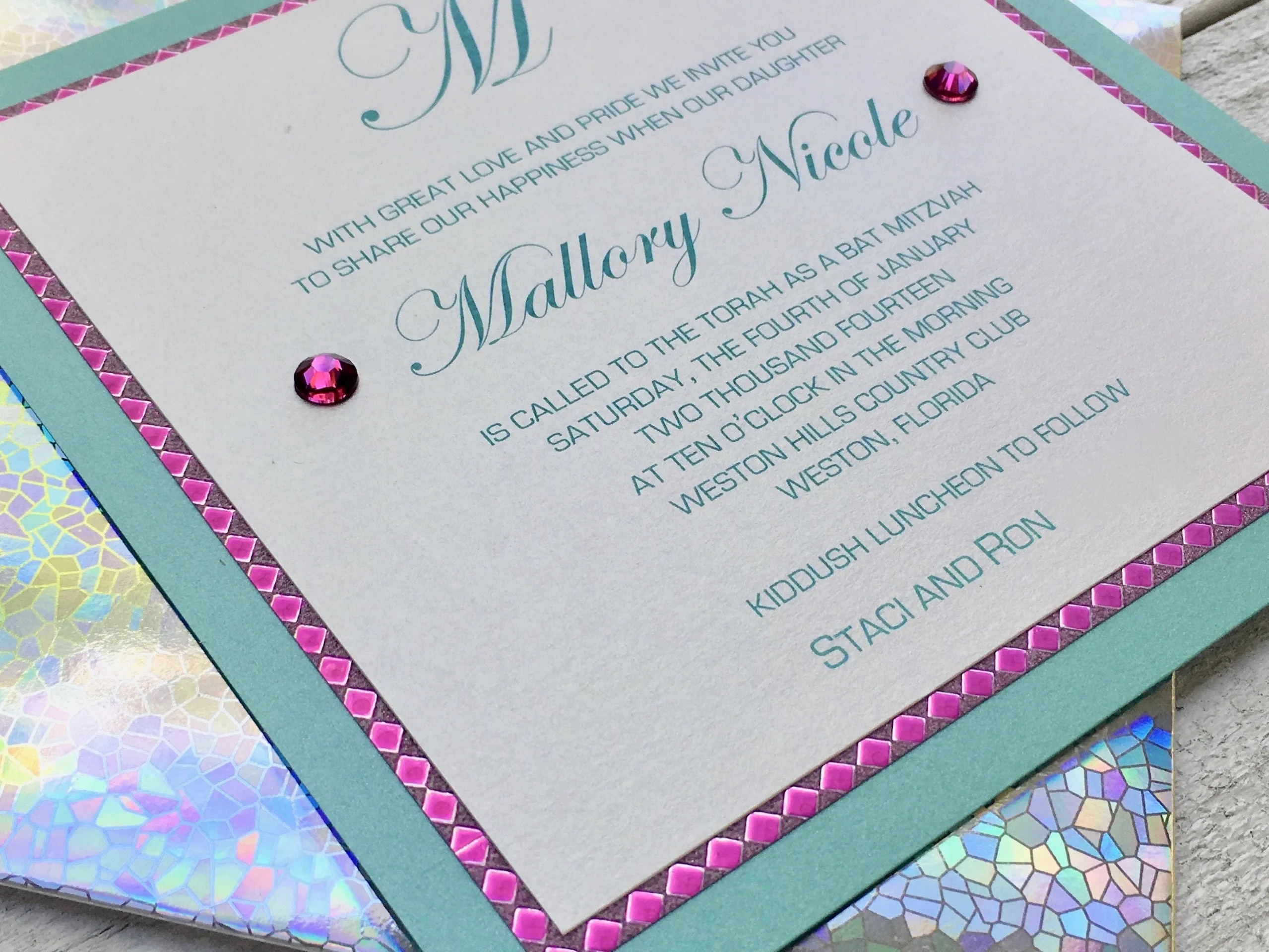 Bat Mitzvah / Celebration Invitations
