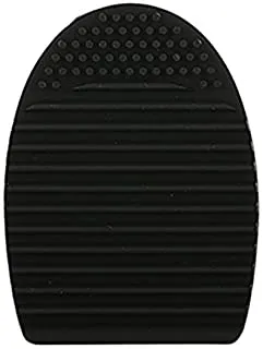 Beaupretty Makeup Brush Cleaner Mat Silicone Cosmetic Cleaning Pad Washing Scrubber Board Makeup Egg Washing Tool (Black)